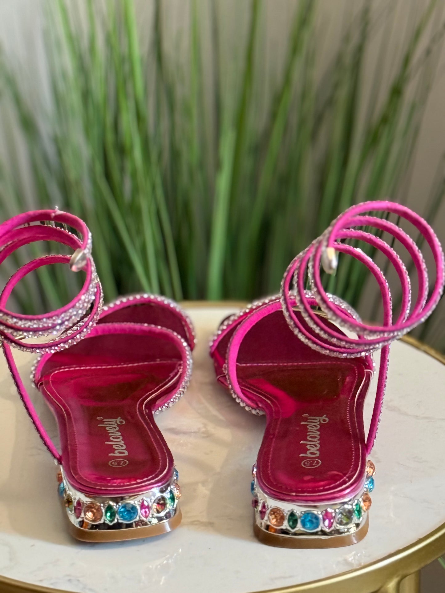 #211 Wrap Sandals Pink