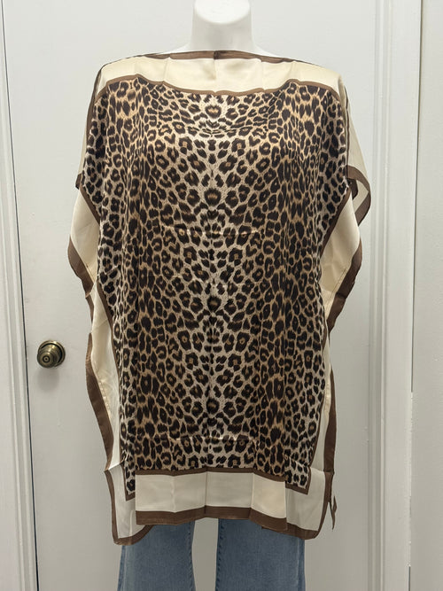 #13-7 Satin Kaftan Tunic Top/Dress
