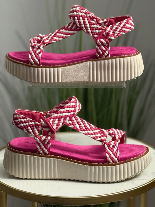 #220 Sweetie Braided Flatform Sandal