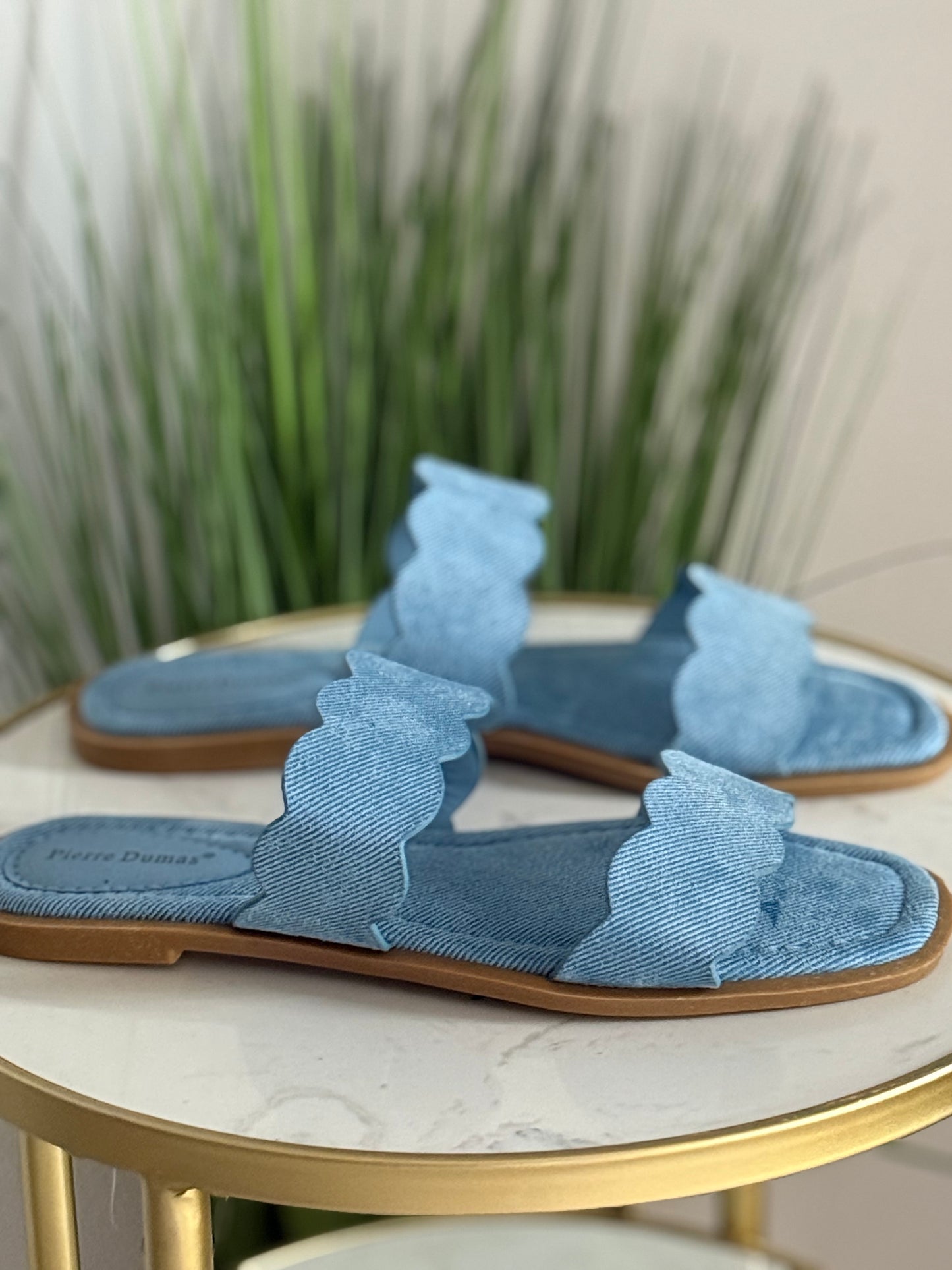 #278 Denim Sandals