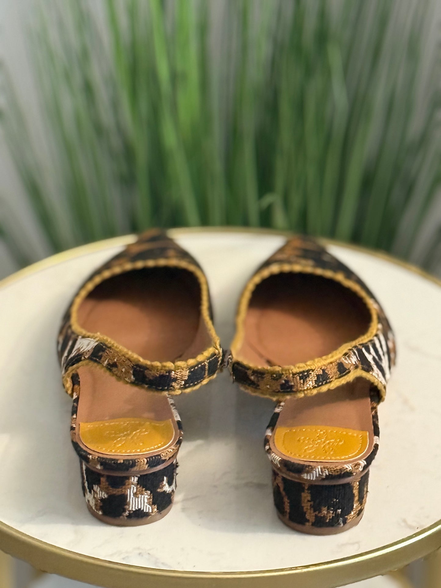 #265 Leopard Slingback