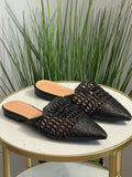 #287 Woven Lattice Mule 💡 size up