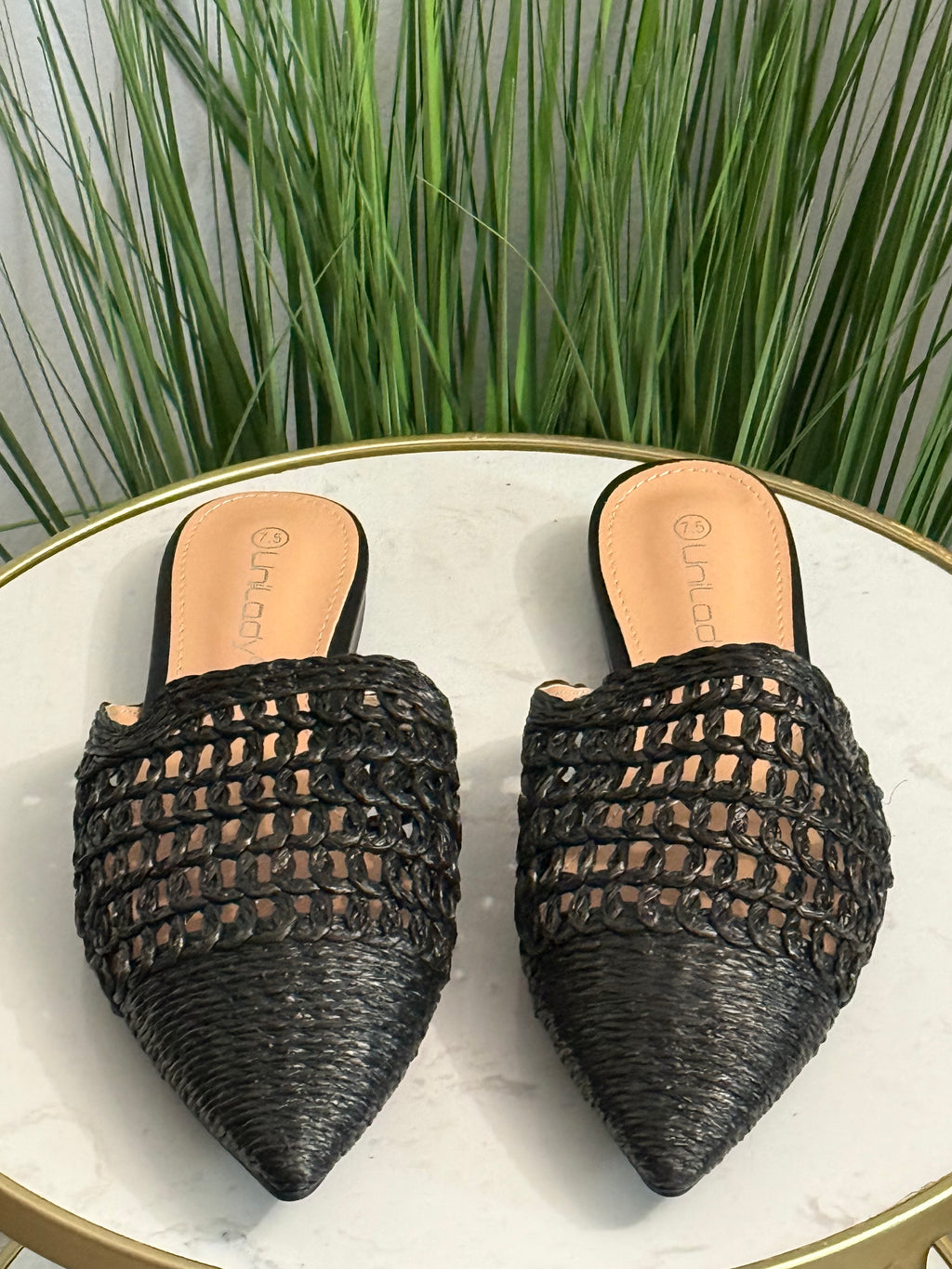 #287 Woven Lattice Mule 💡 size up