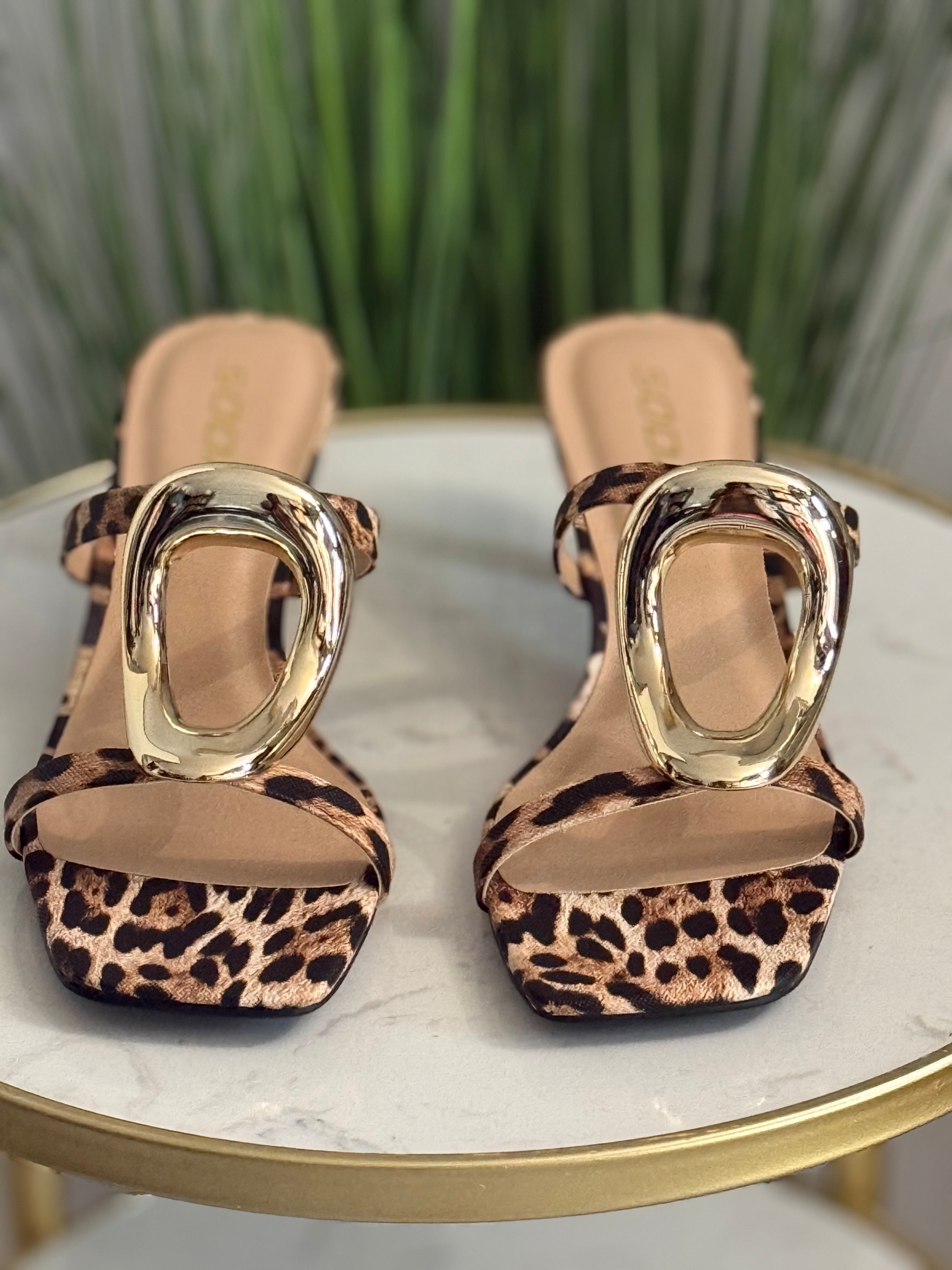 #251 Leopard Kitten Heel