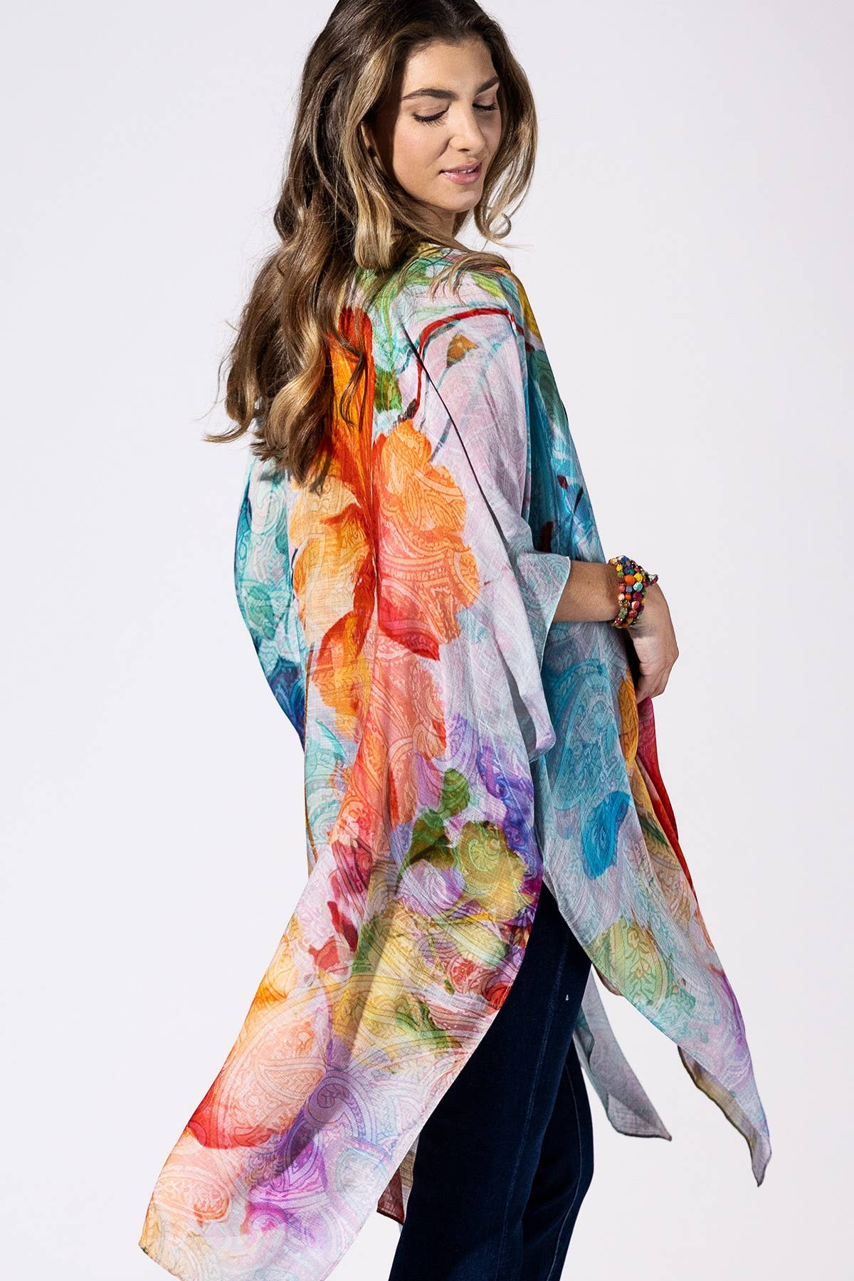 Island Petal Kimono: Fantasy Flower