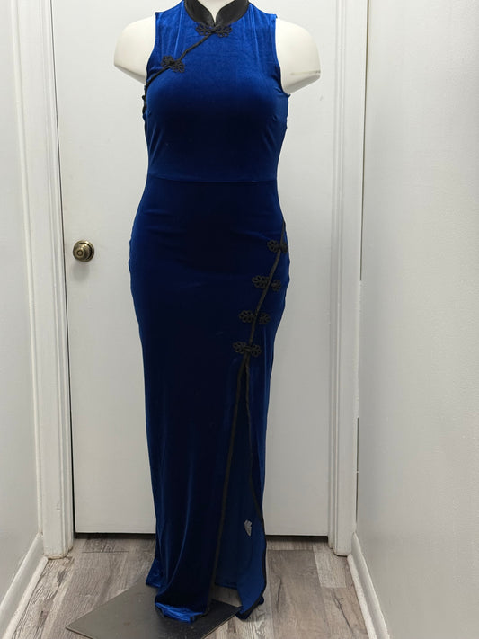 #252 Asian Velour Dress