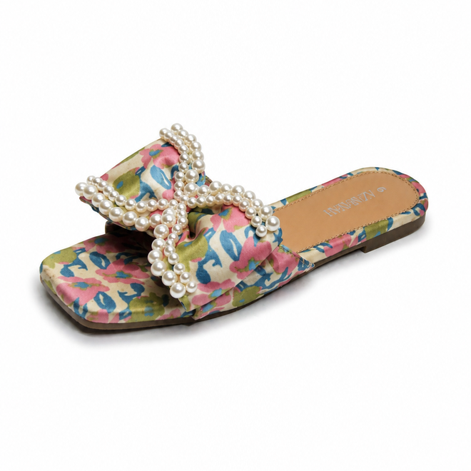 #248 Sierra Pink Floral Sandal