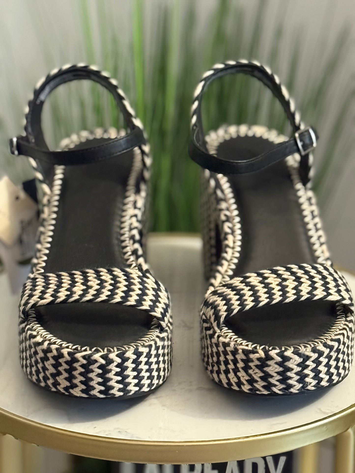 Woven Platform Heels