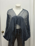 #45 Boho Fringe Crochet Top