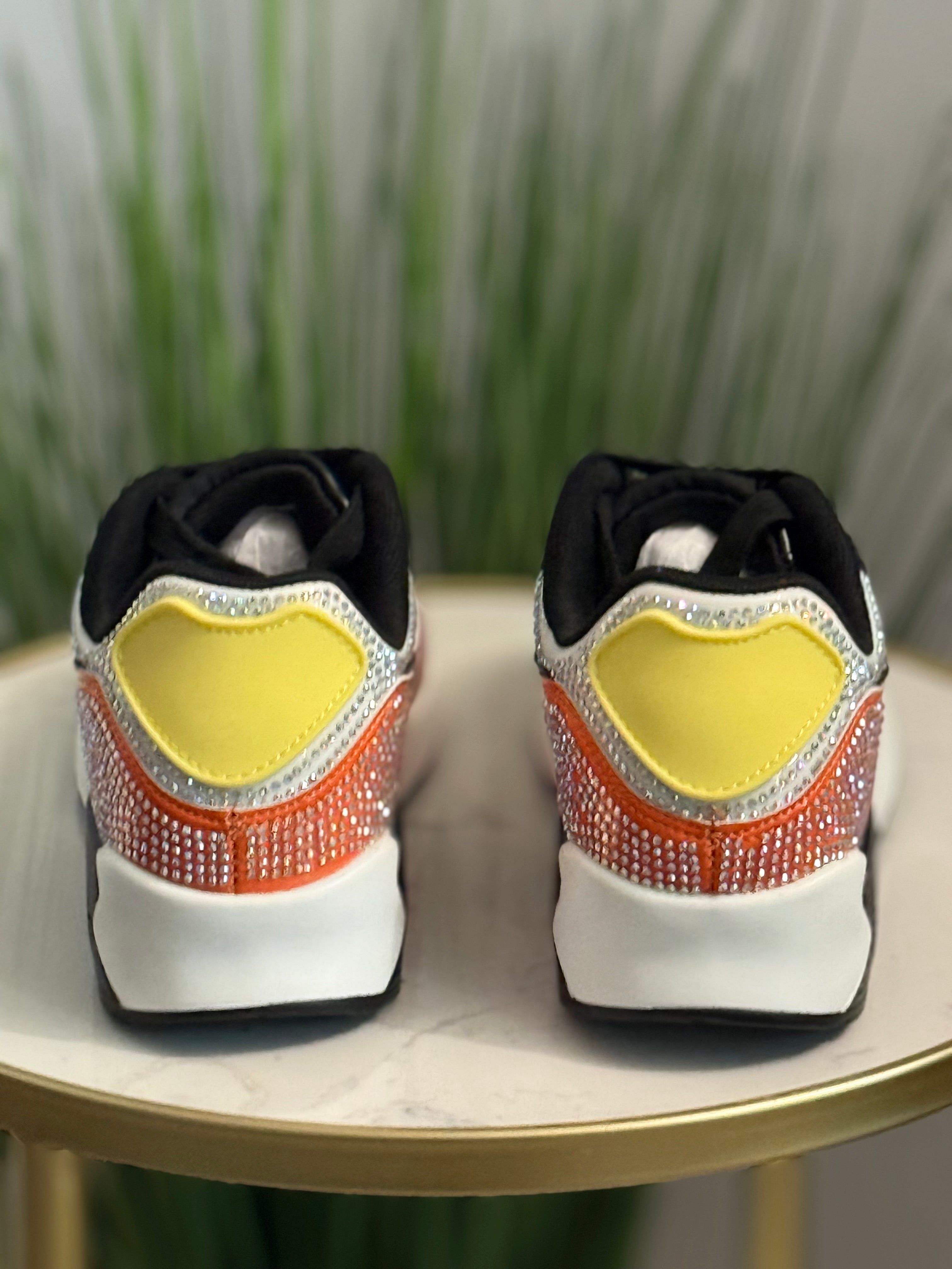 Queen Multicolor Bling Sneakers
