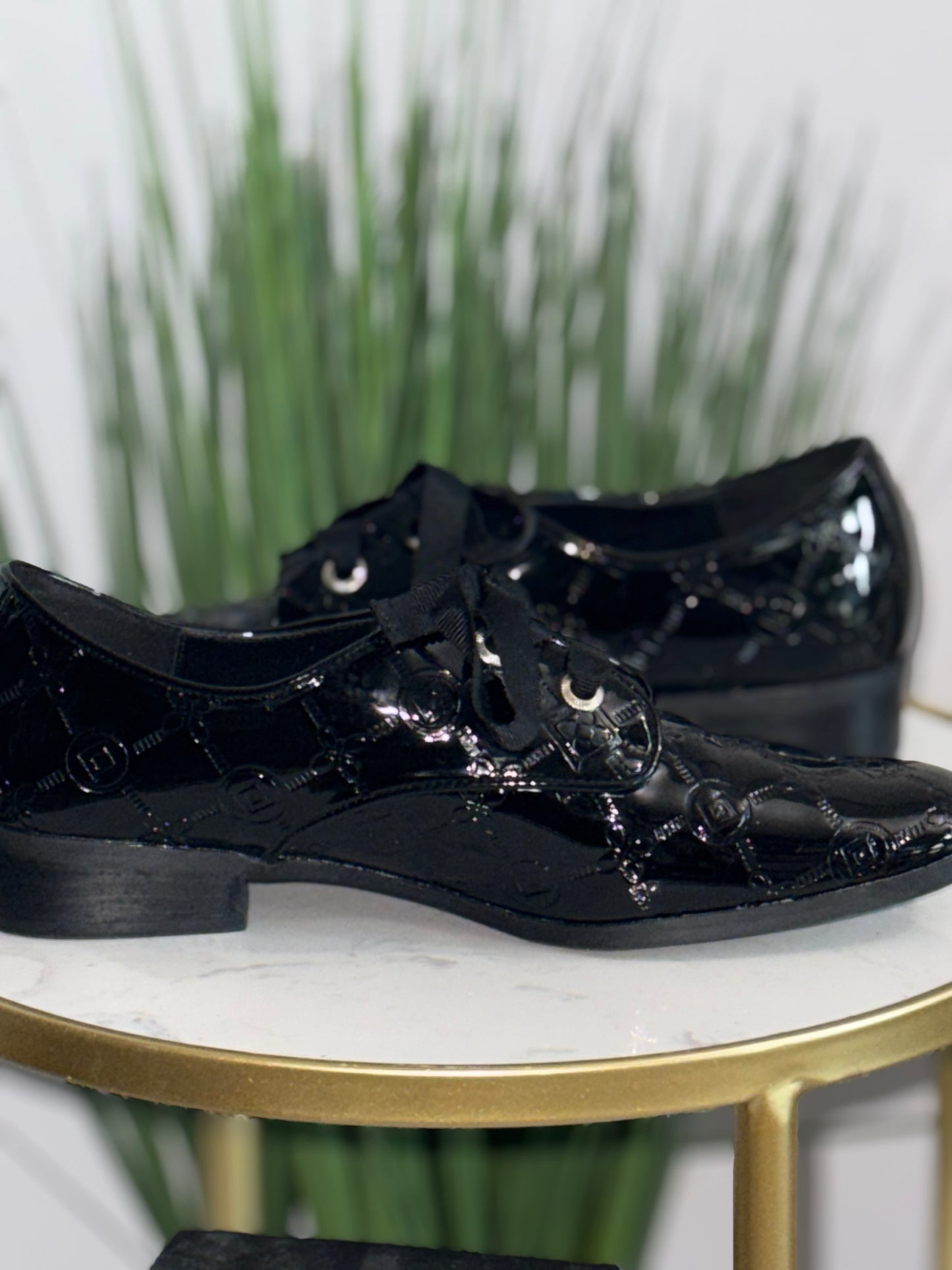 #147 Alda Embossed Patent Loafer