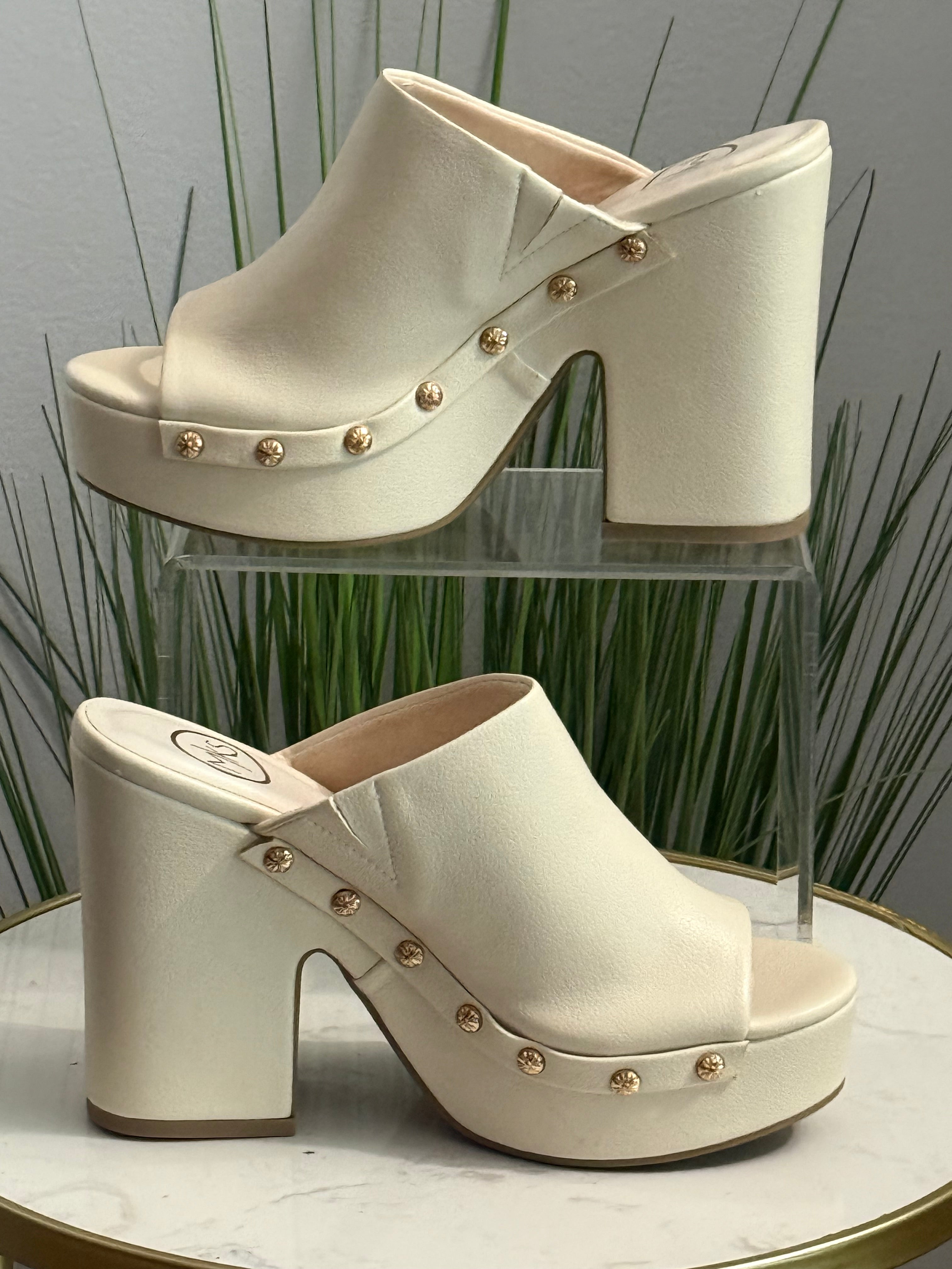 #220 Khole Platform Mule Heels