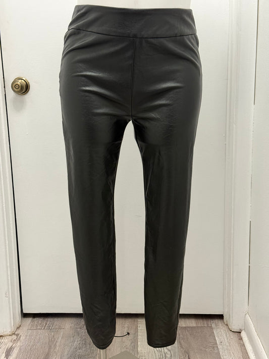 #96 Laced Faux Leather Pants
