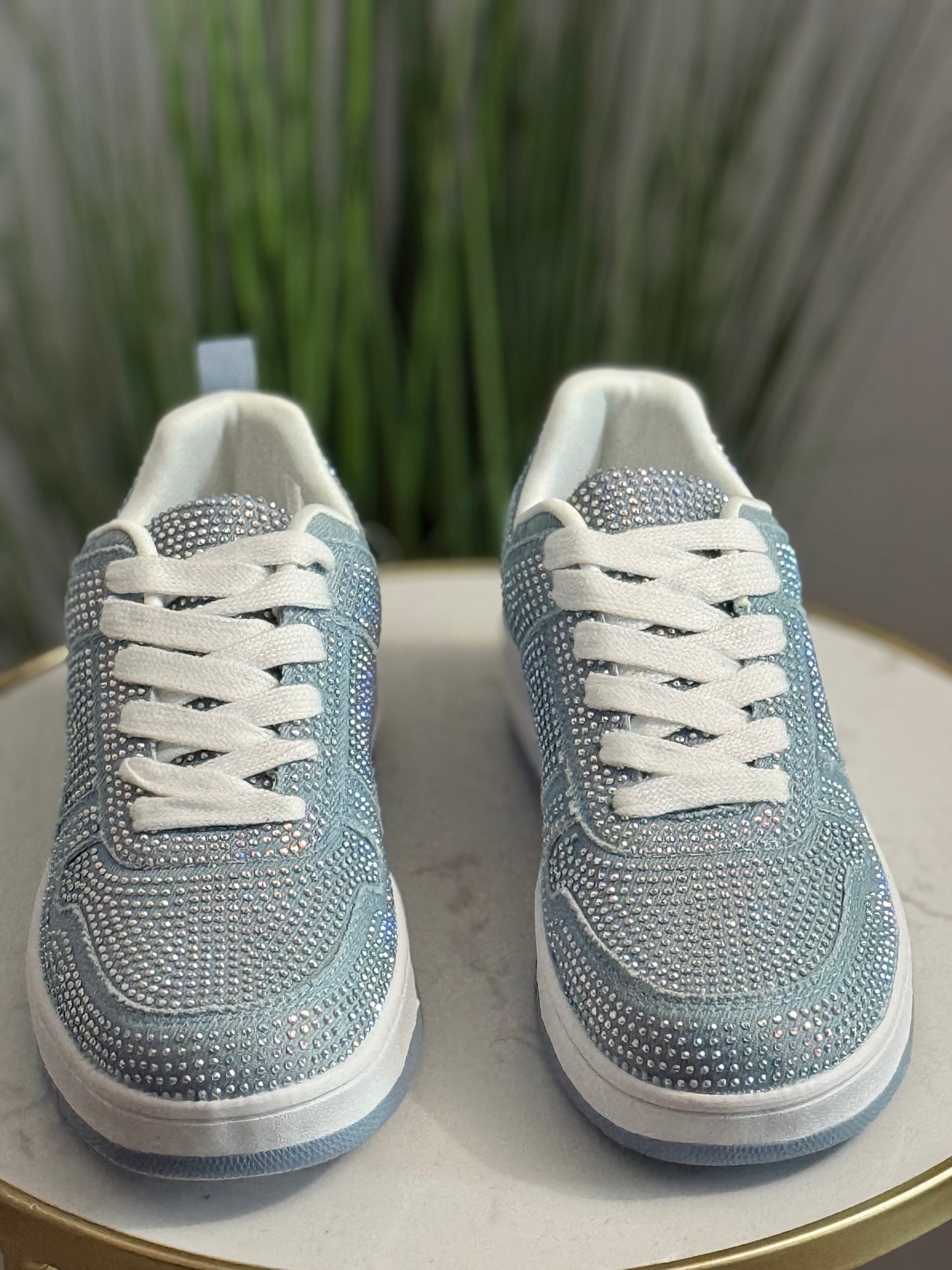 #211 Sheelah Denim Bling Sneakers