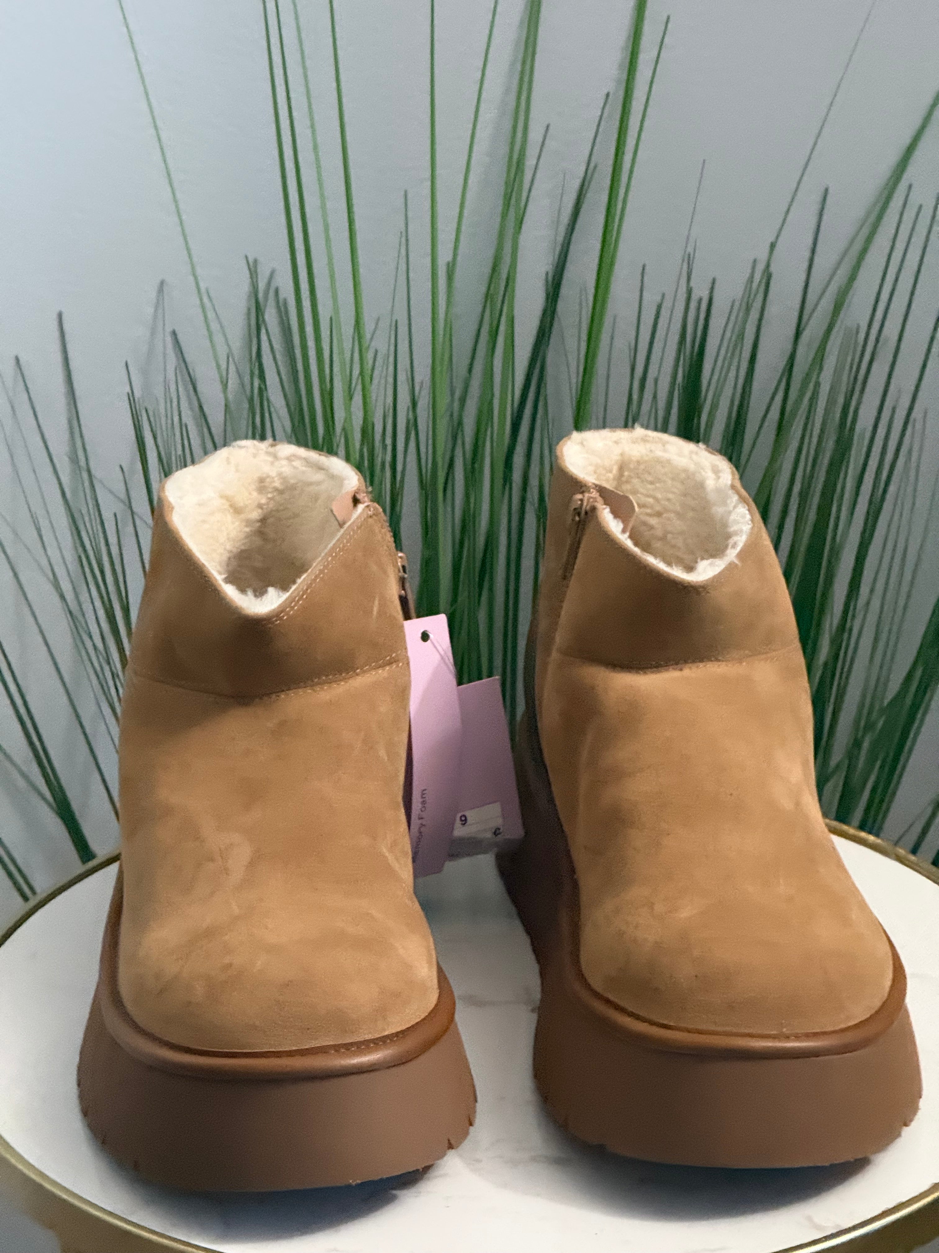 Cozy Faux Suede Ankle Boots