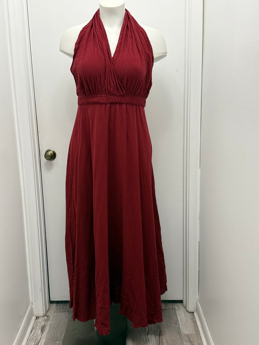 #63 Halter Maxi Dress
