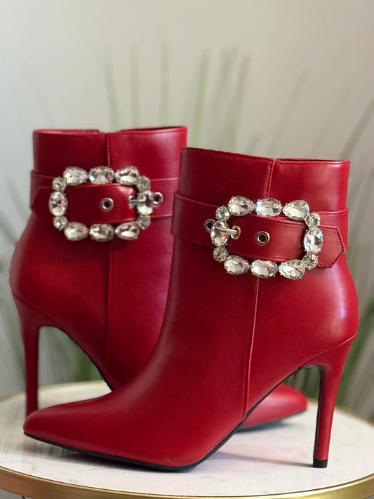 #329 Lady in Red Boots