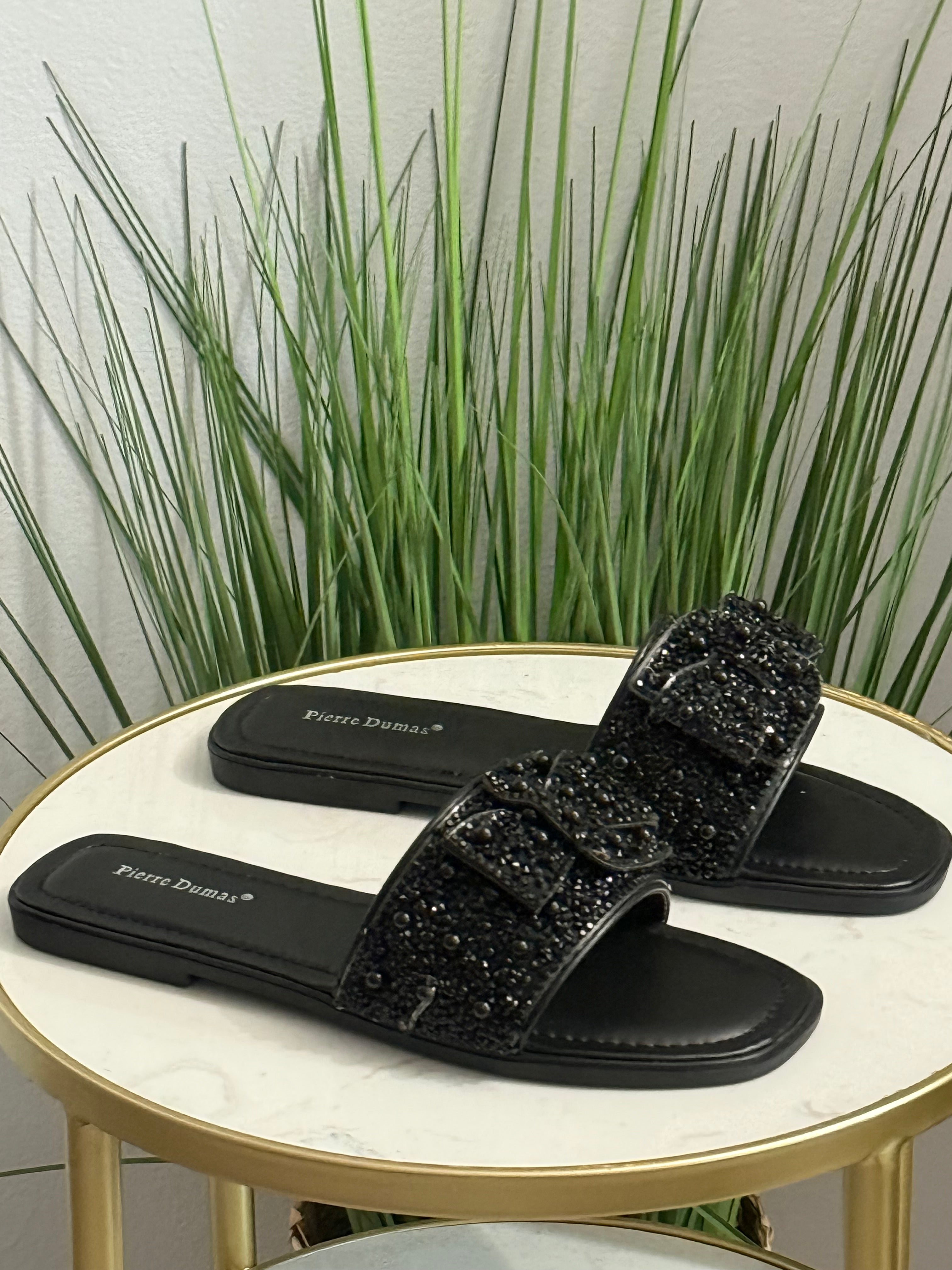 #233 Empress Rhinestone Bow Sandal