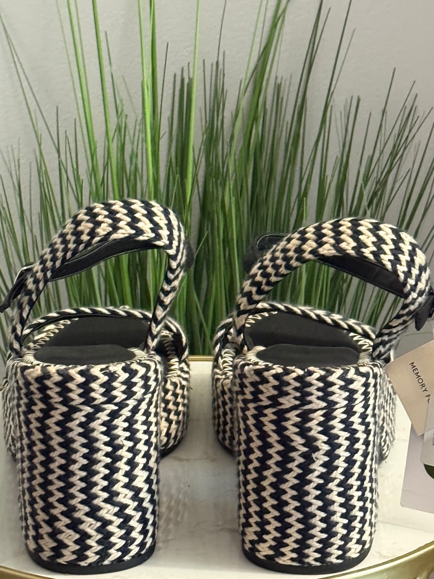 Woven Platform Heels