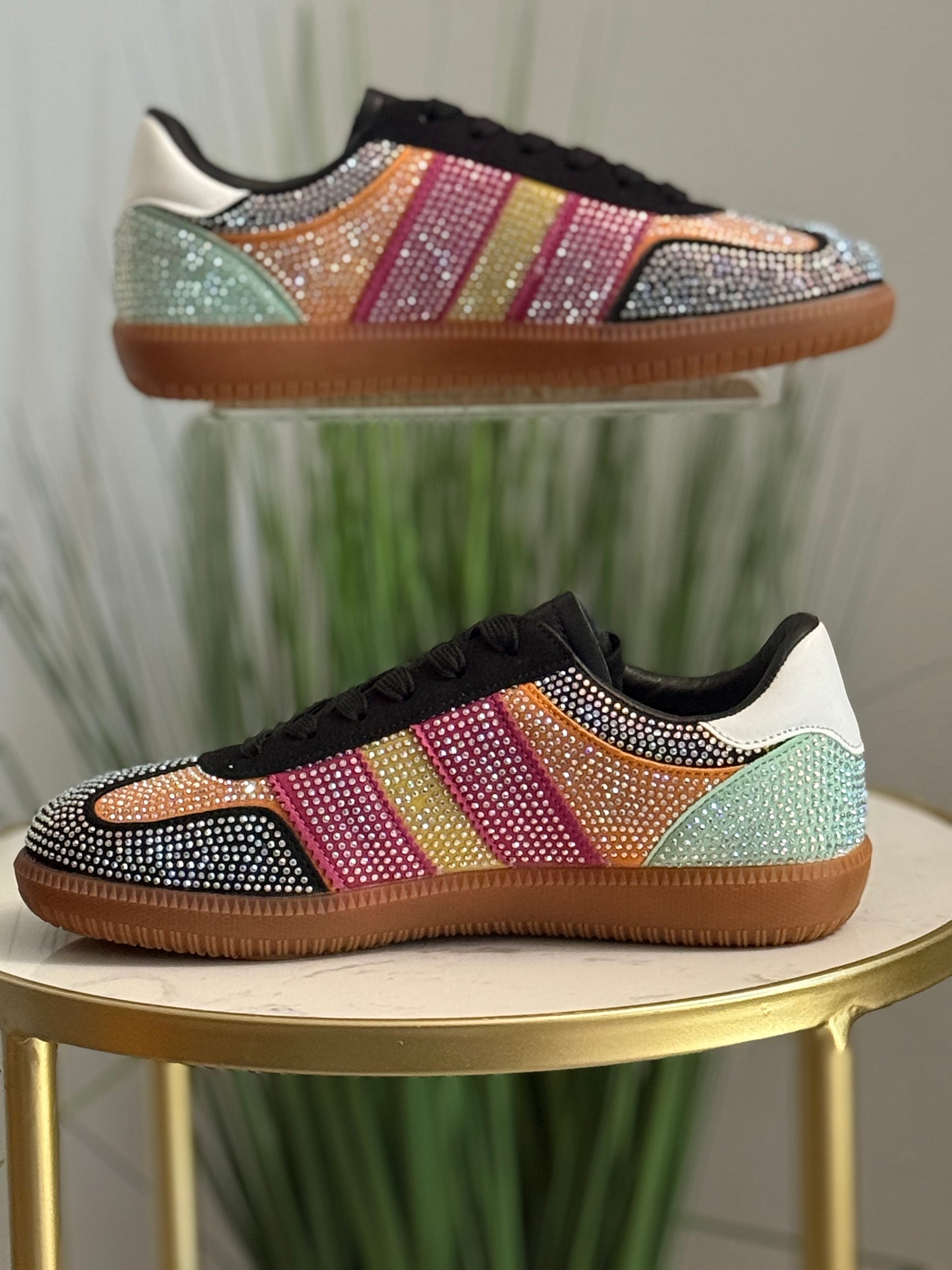 #279 Lennon Rainbow Bling Sneaker