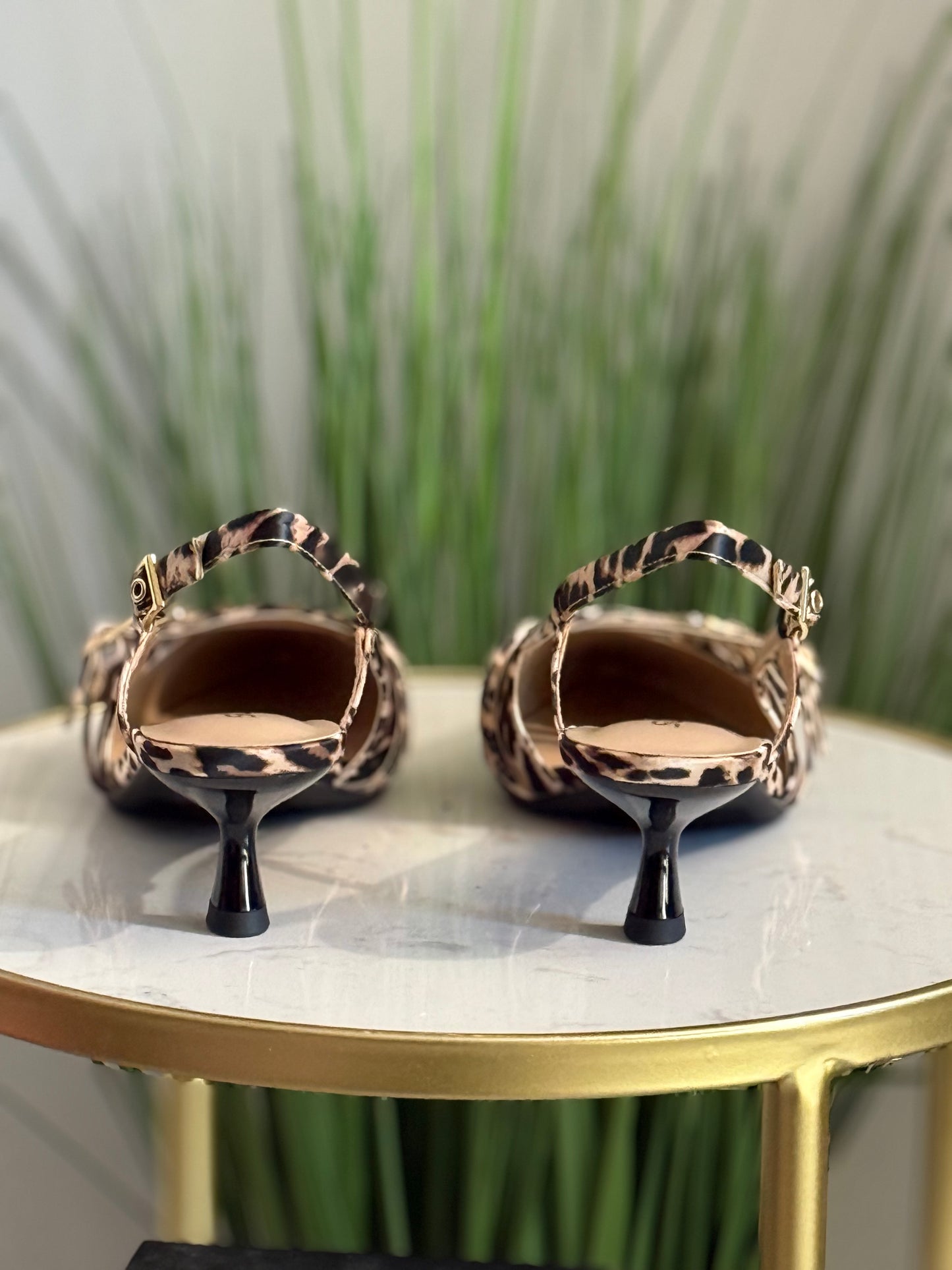 #192 Leopard Kitten Heel