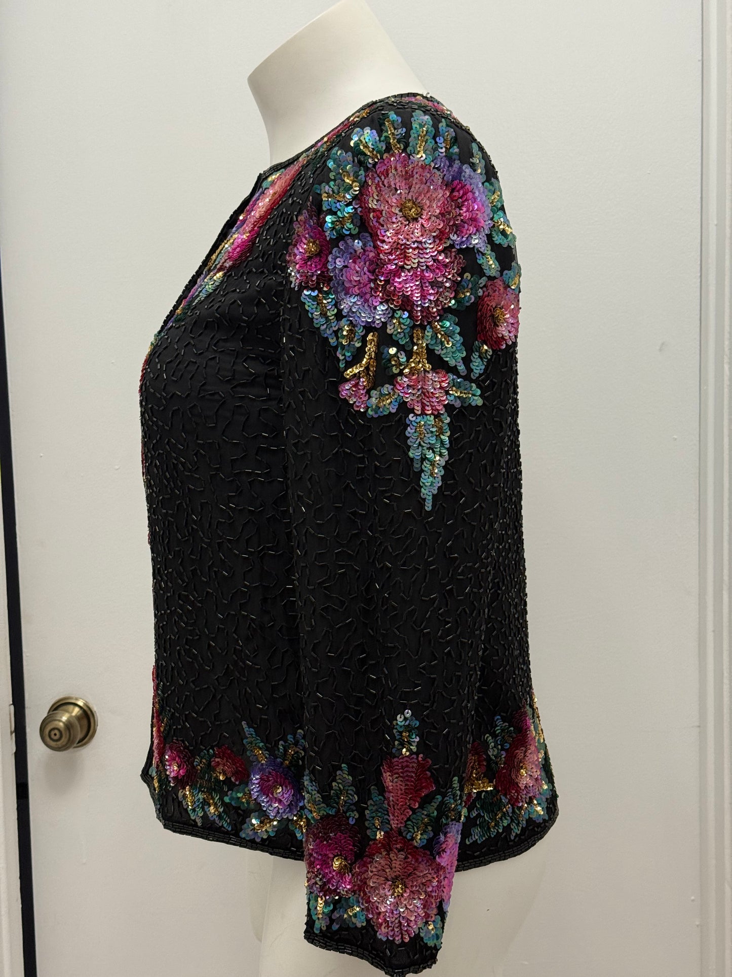 Floral Sequin Jacket #259