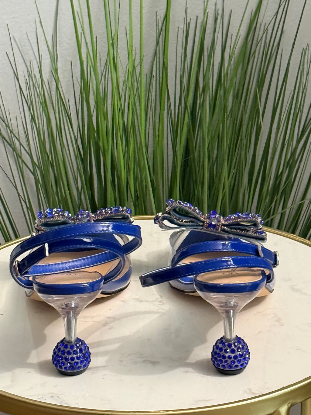 #221 Nicola Rhinestone Bow Heels 🚨size up