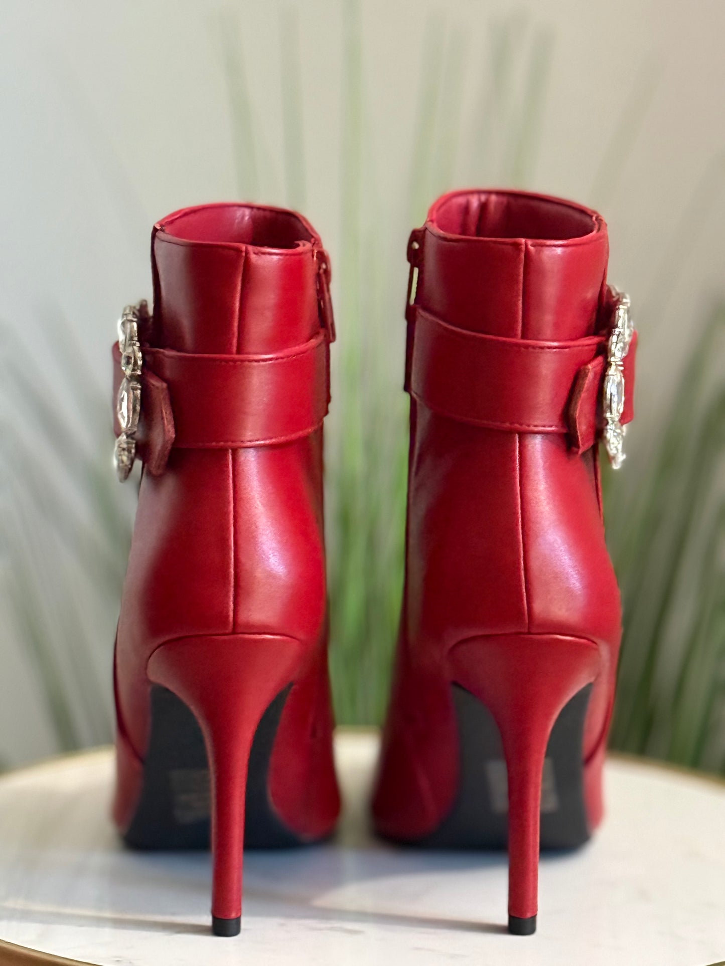 #329 Lady in Red Boots