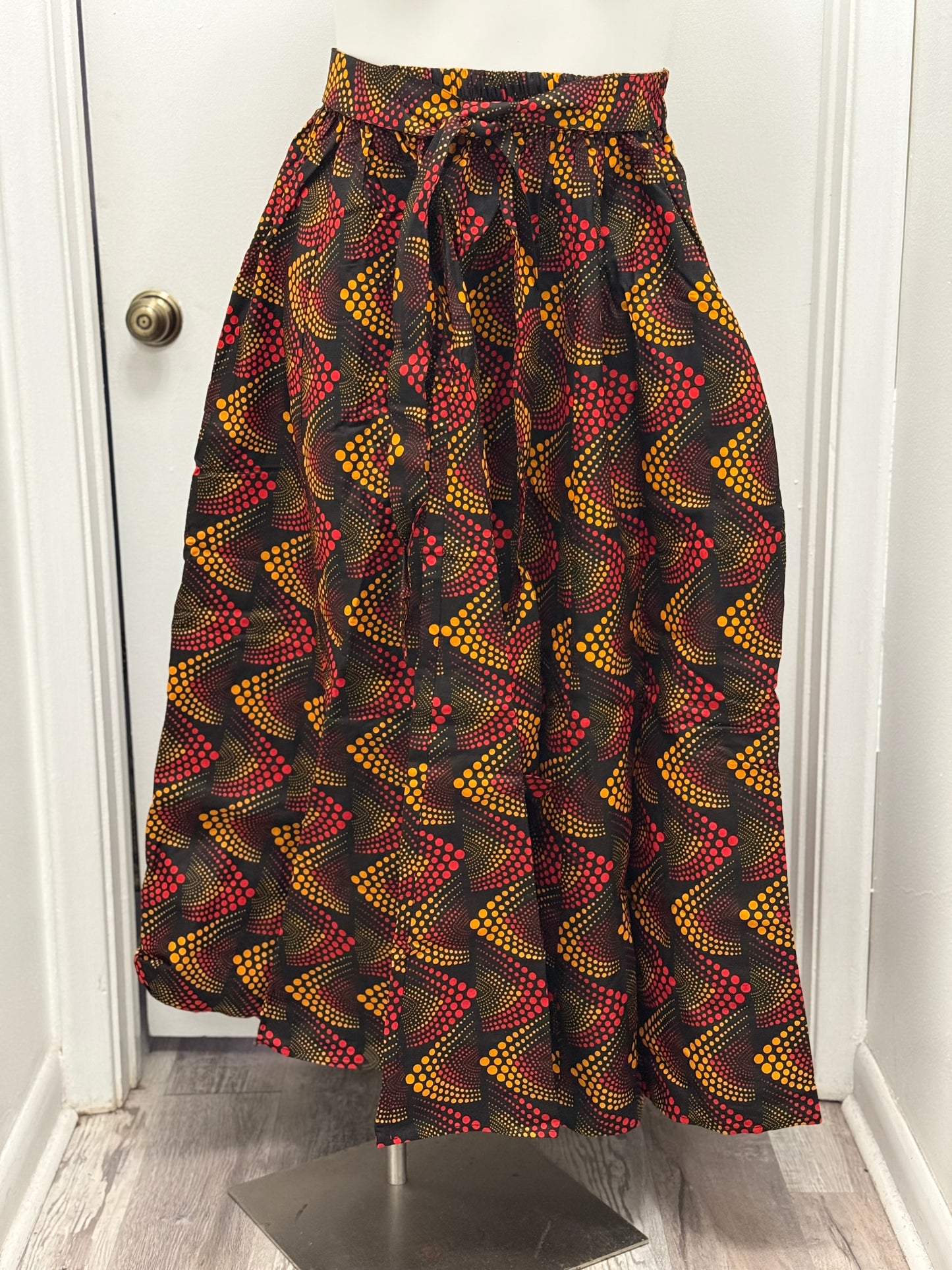 #32 Fingerprint Maxi Skirt