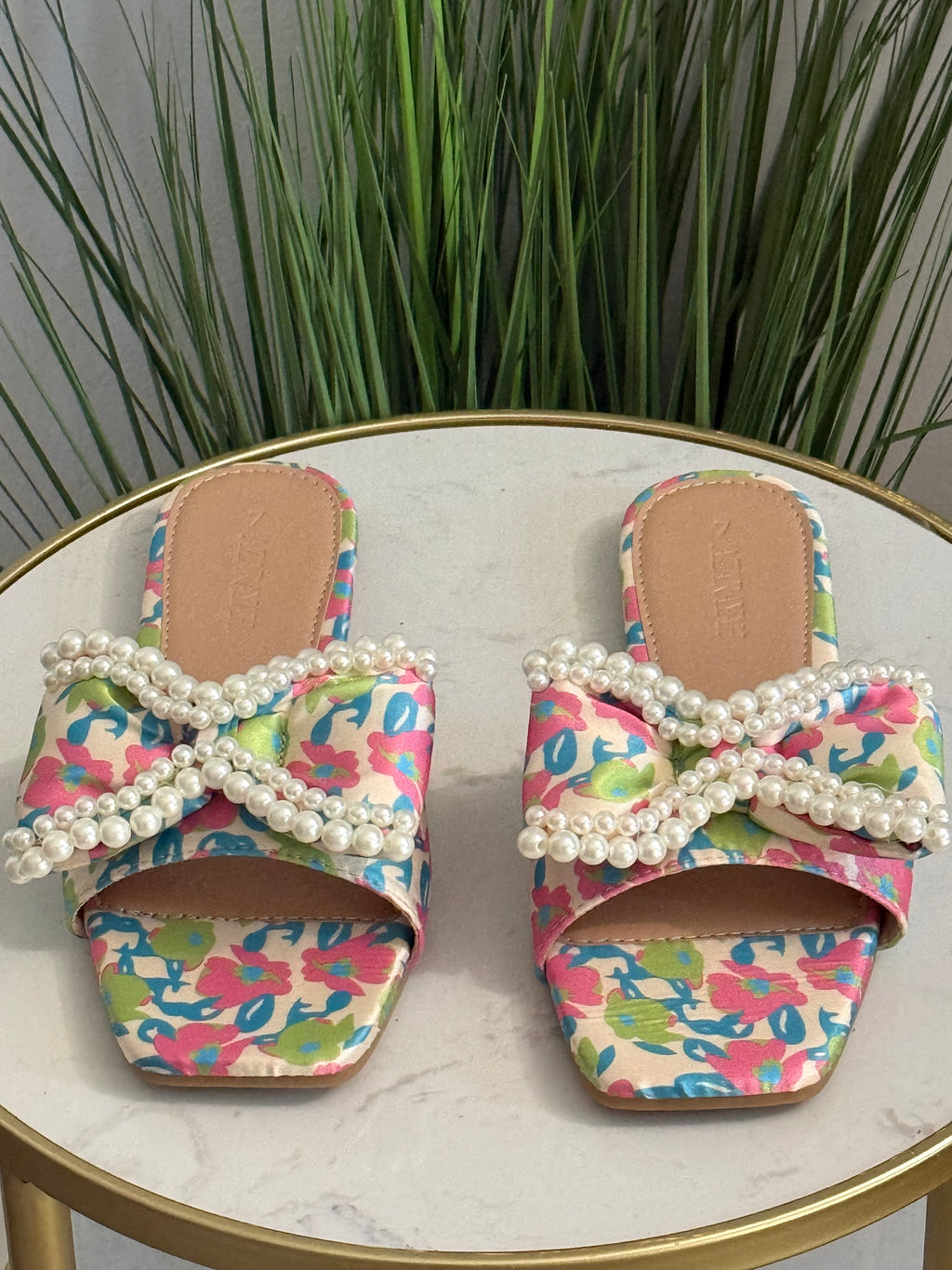 #248 Sierra Pink Floral Sandal