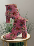 KETSBY Rhinestone Ankle Booties #230