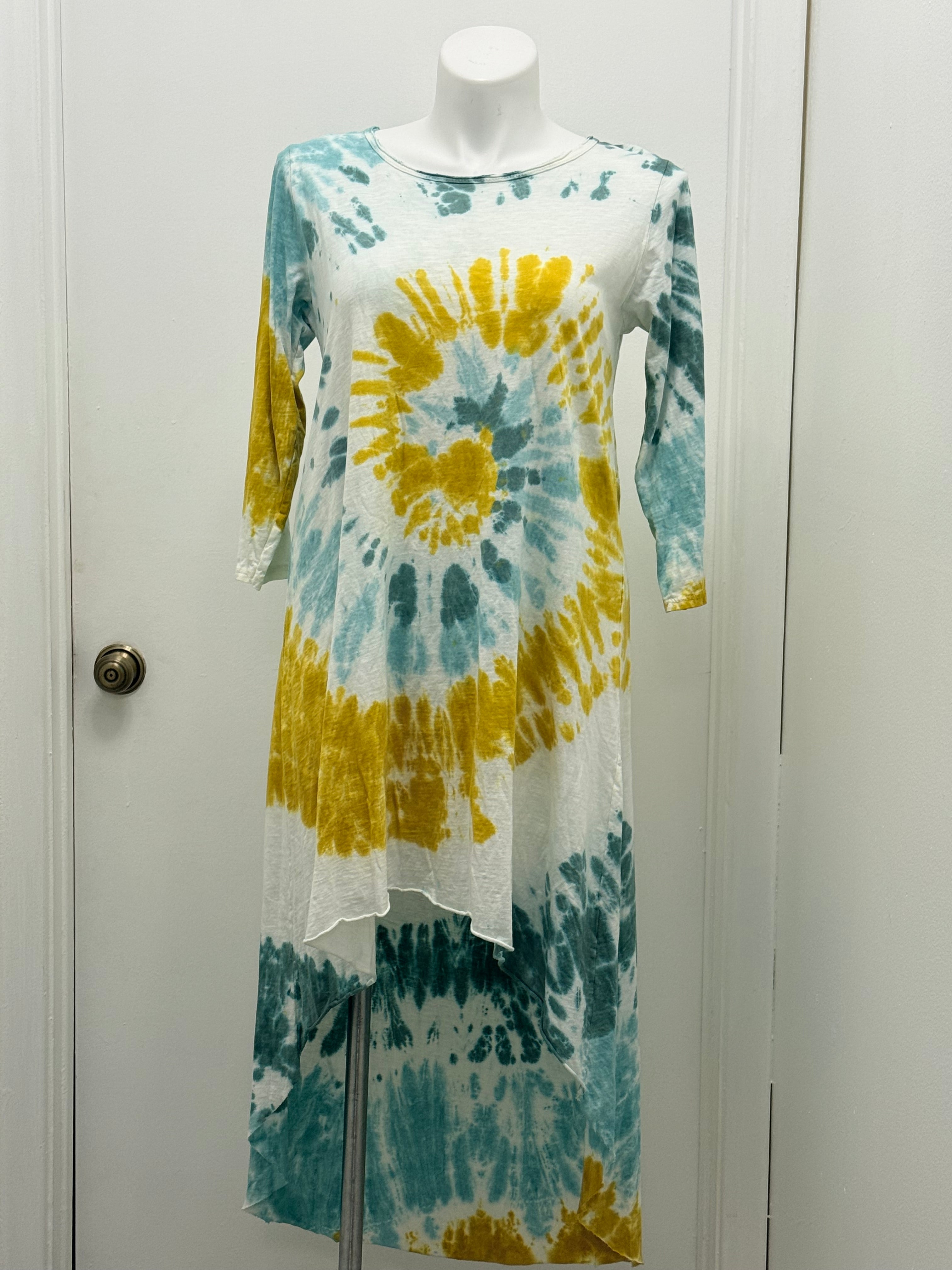 #94 Boho Tie-Dye Hi/Lo Dress