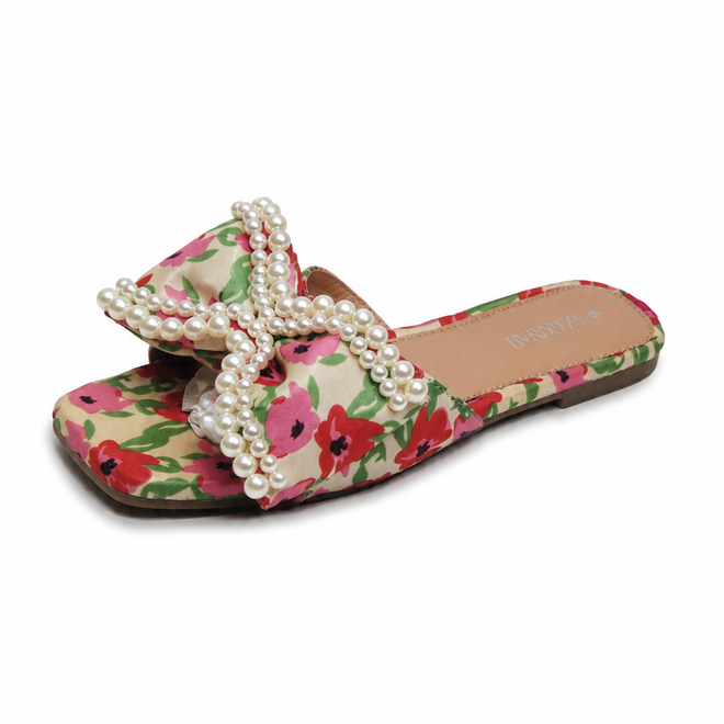 #240 Sierra Red Floral Sandal