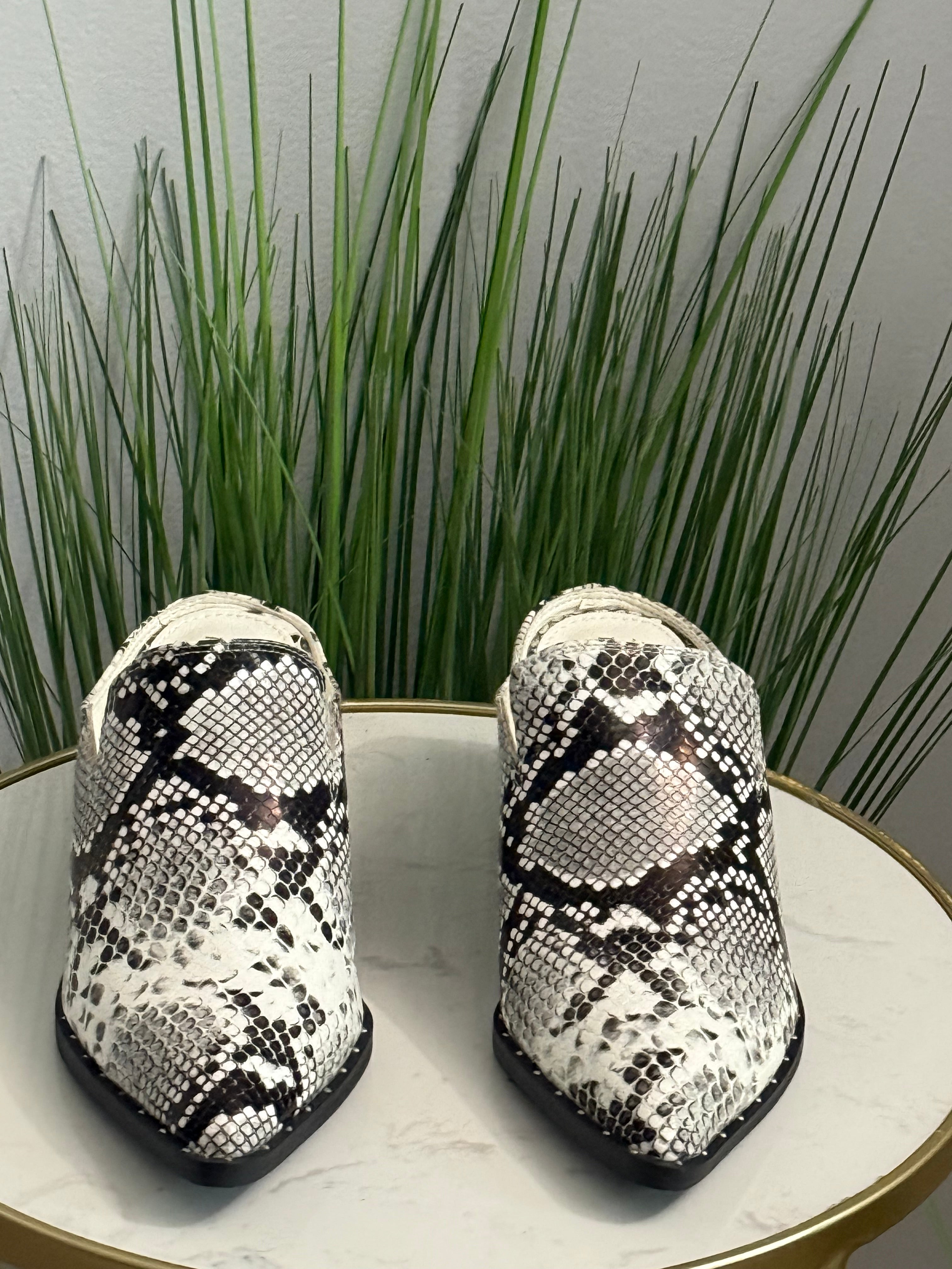 Sky Reptile Mule Boot