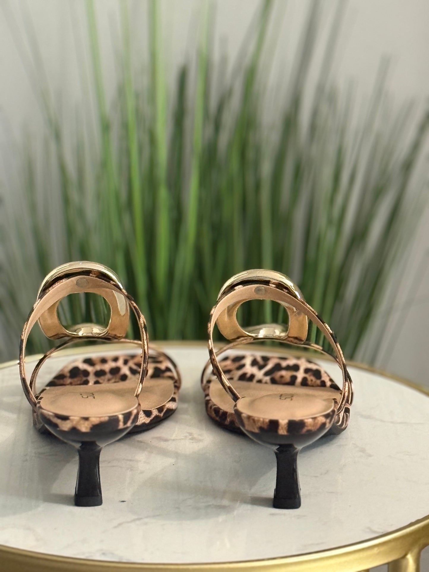 #251 Leopard Kitten Heel