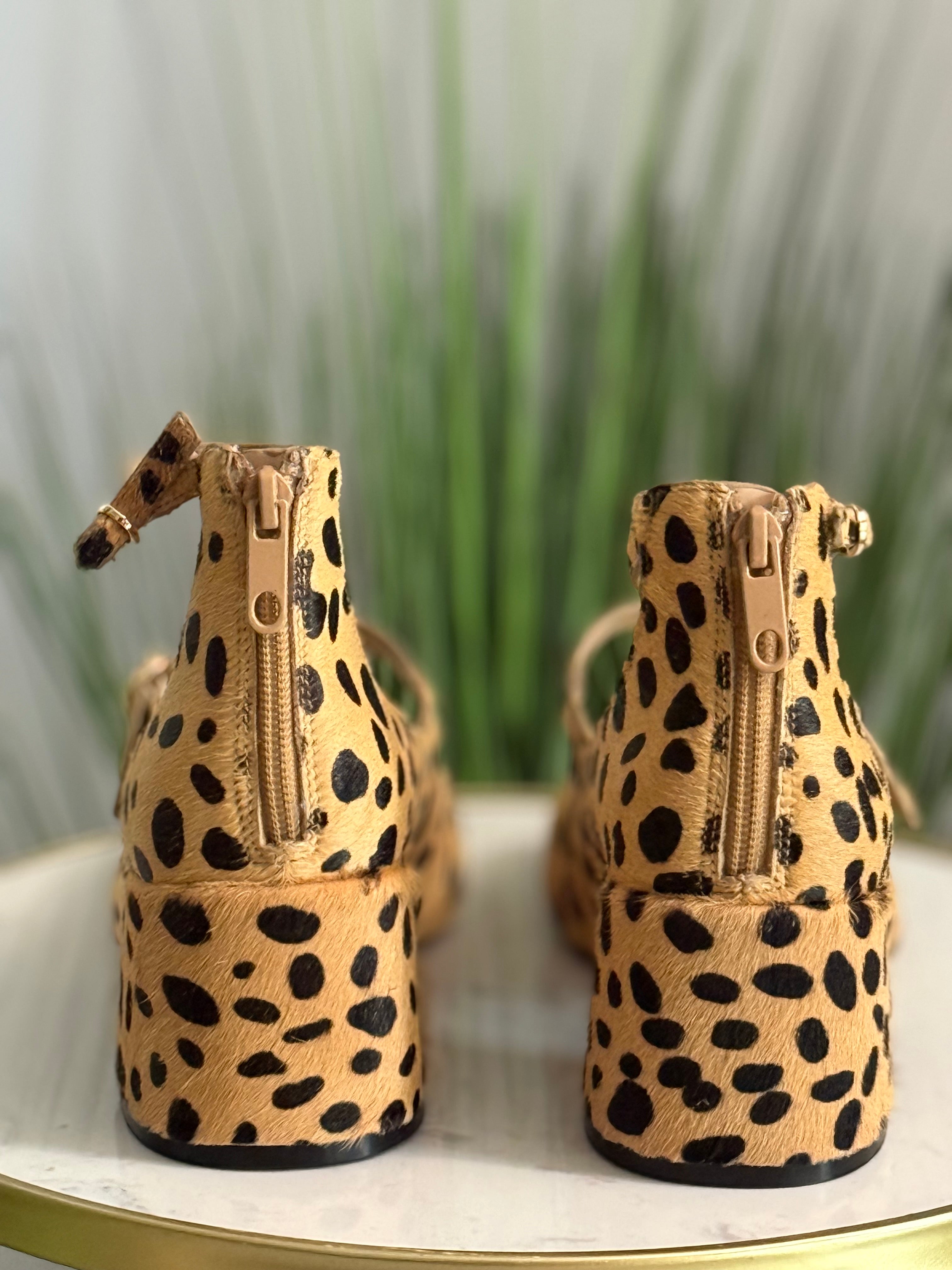 #212 Cheetah MaryJane Heels