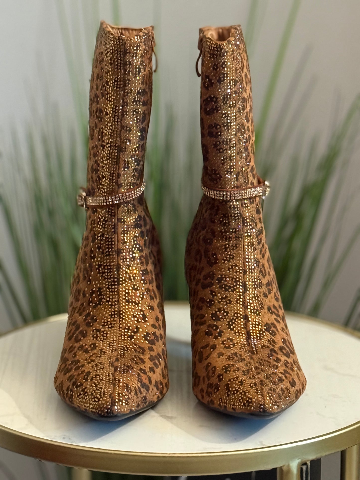 #152 Leopard Glam Boots