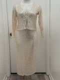 #25 2pc Sequin Skirt Set