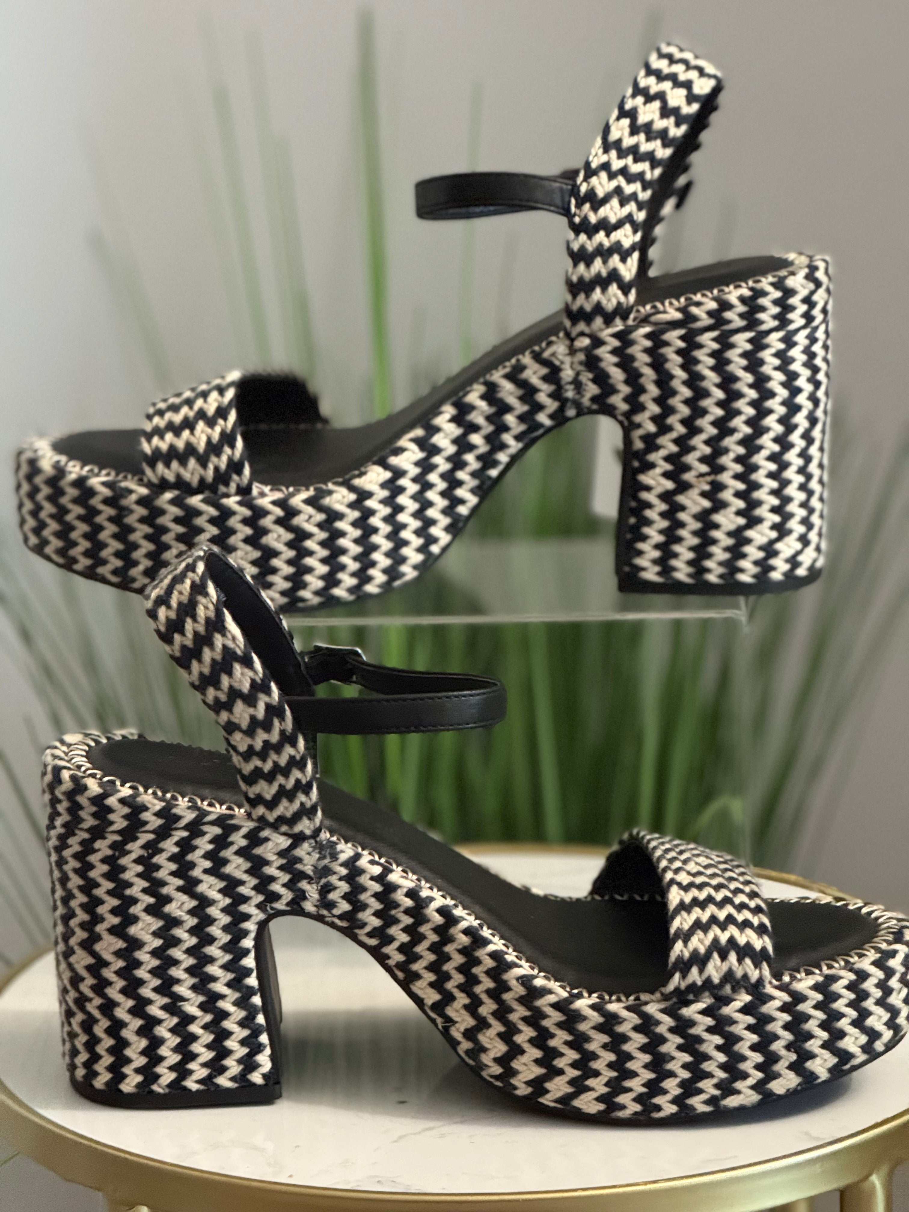 Woven Platform Heels