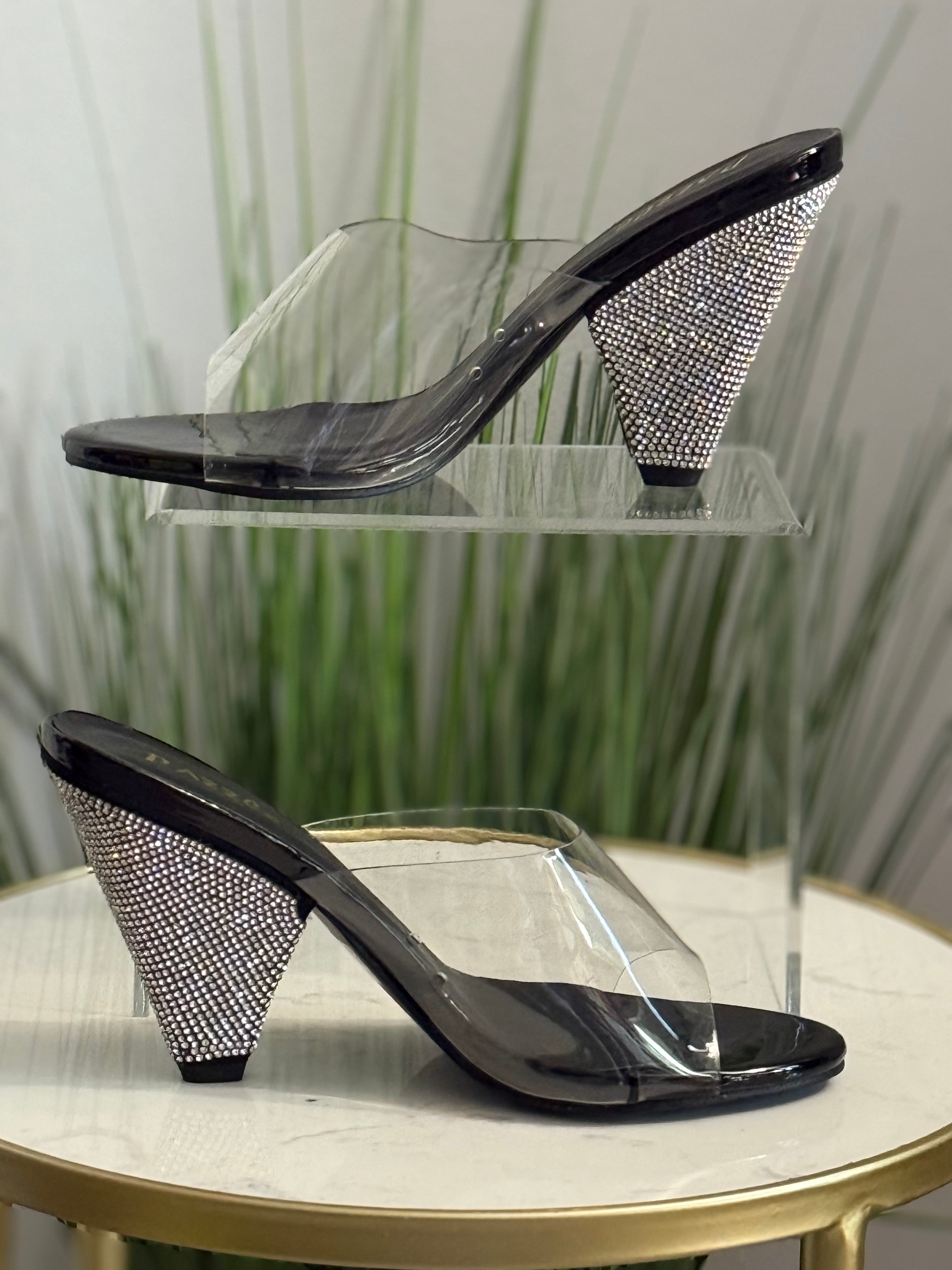 #105 Glam Slip-On  3.5in Heels