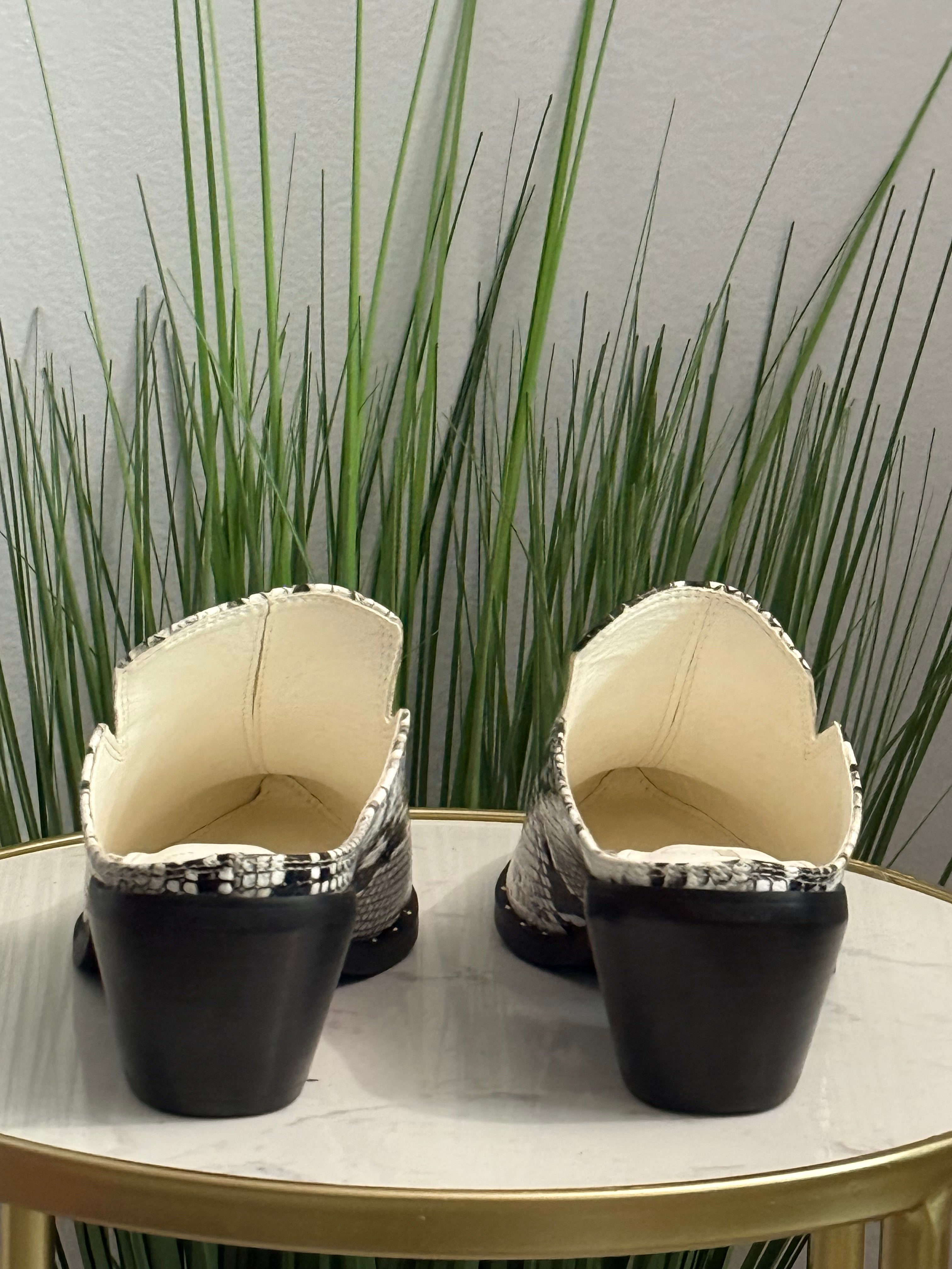 Sky Reptile Mule Boot