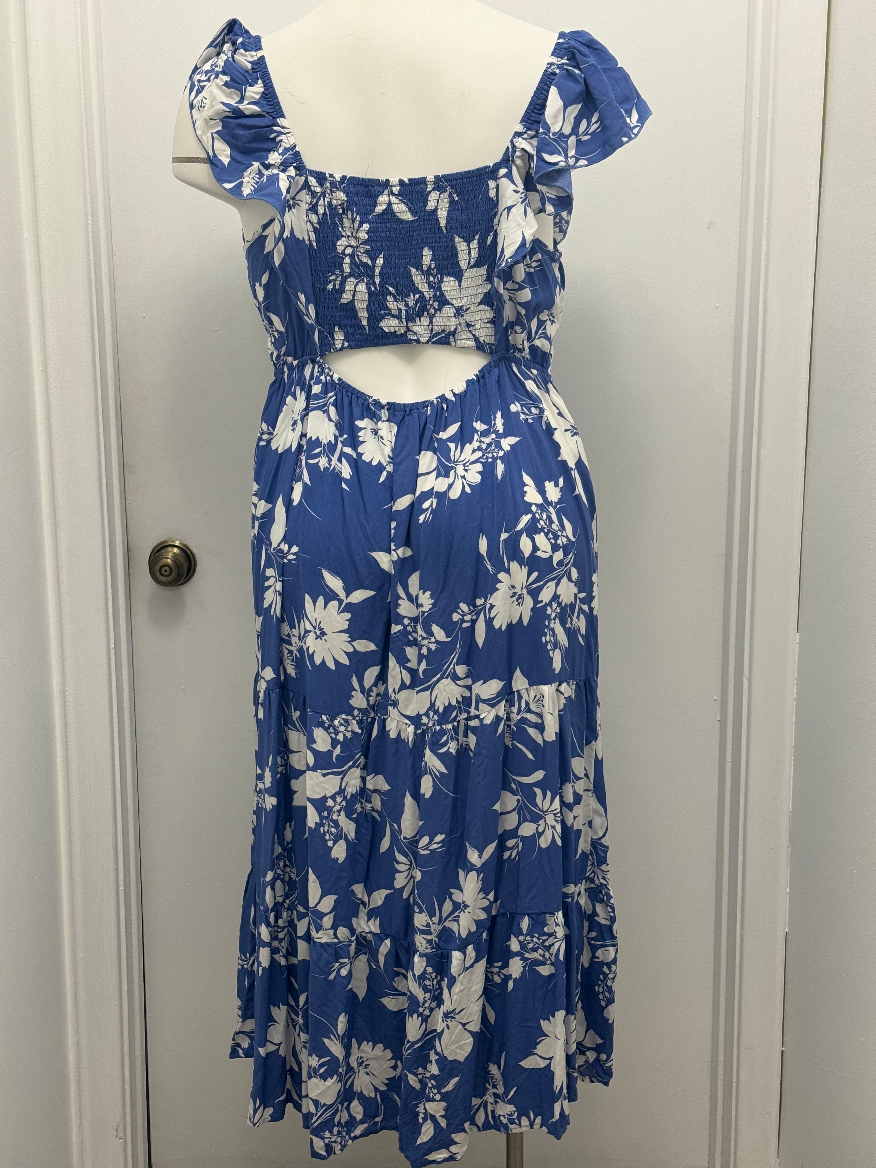 Coastal Breeze Floral Midi Dress