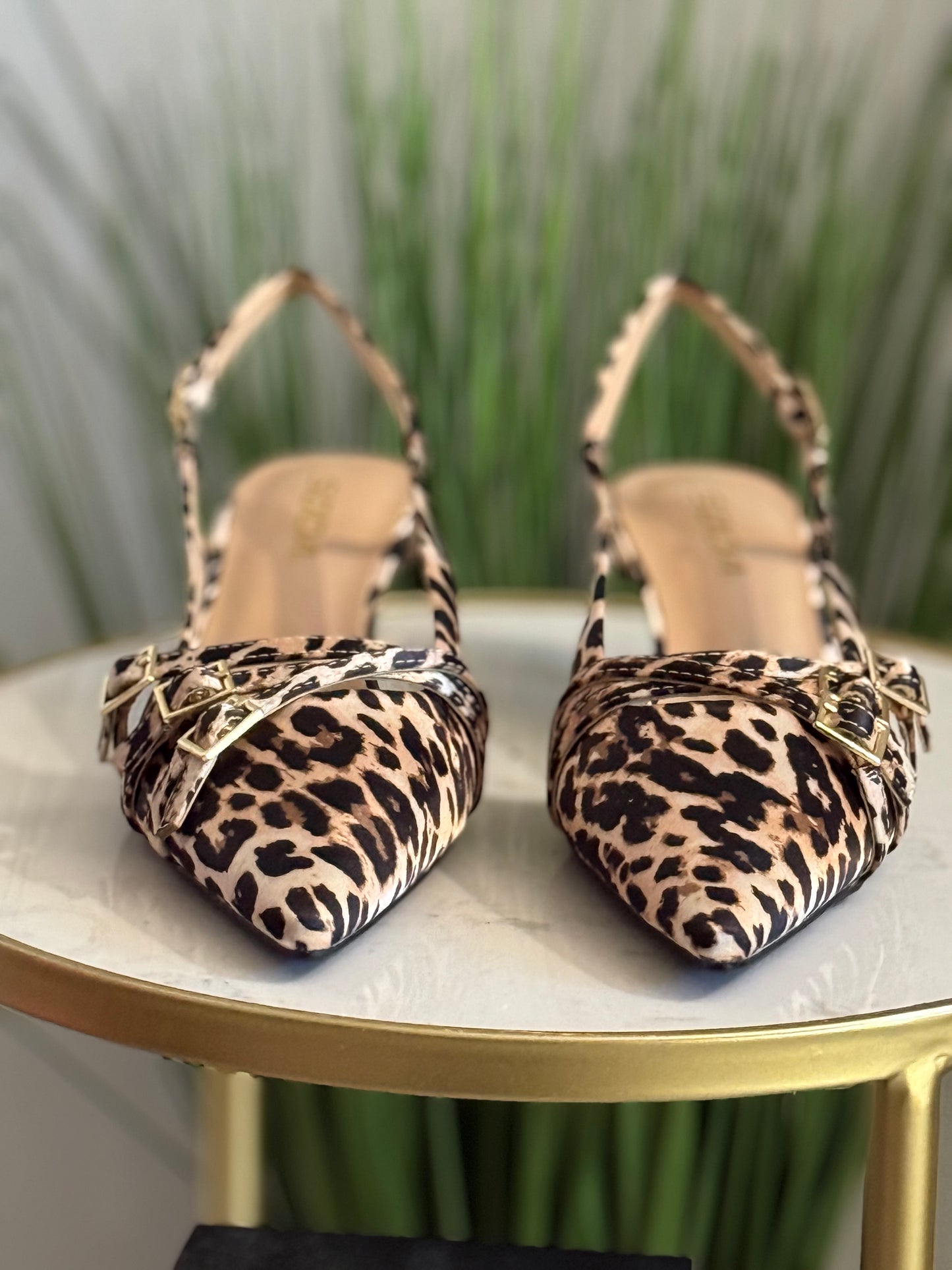 #192 Leopard Kitten Heel