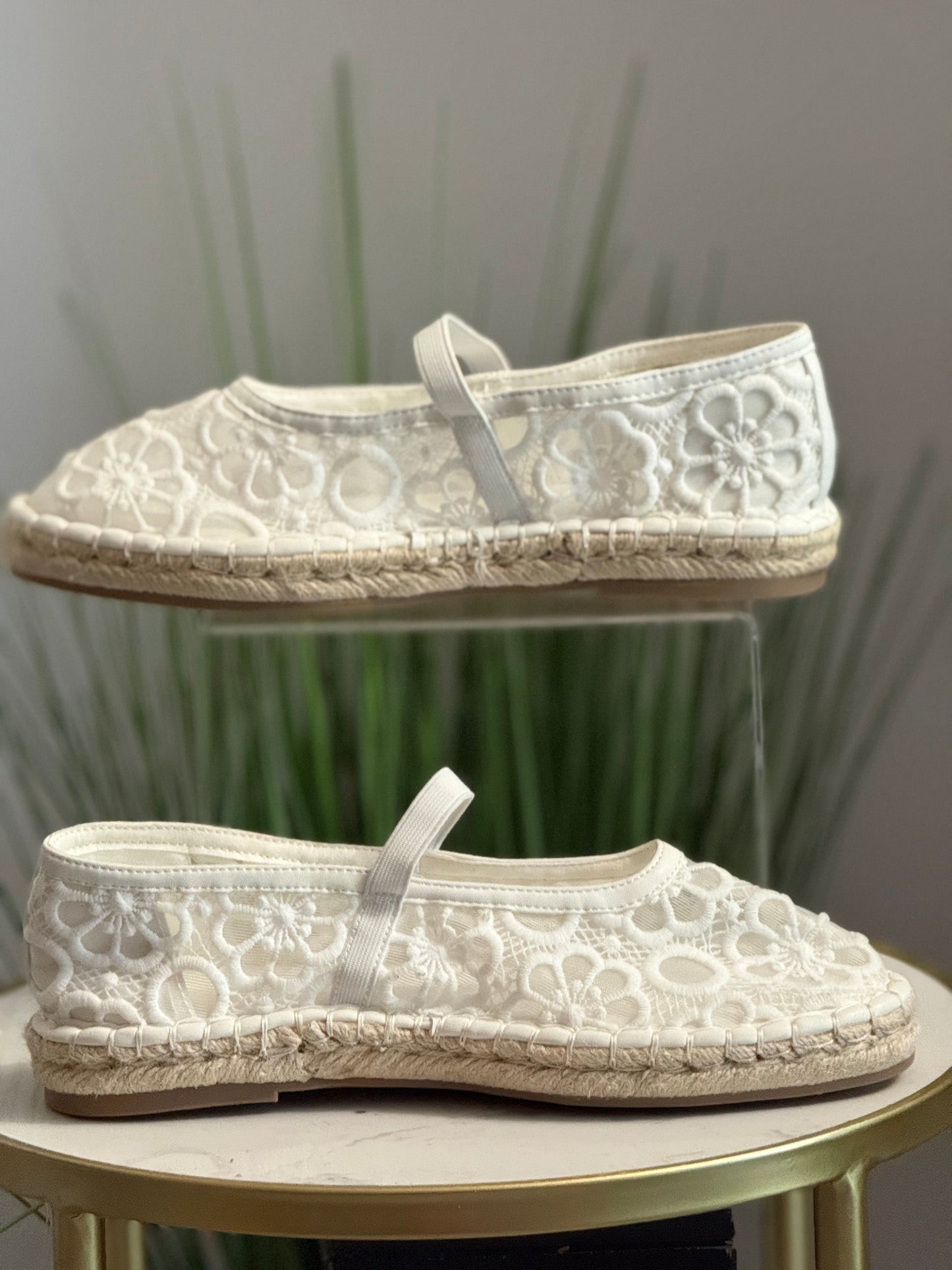 Lace Espadrille Flat