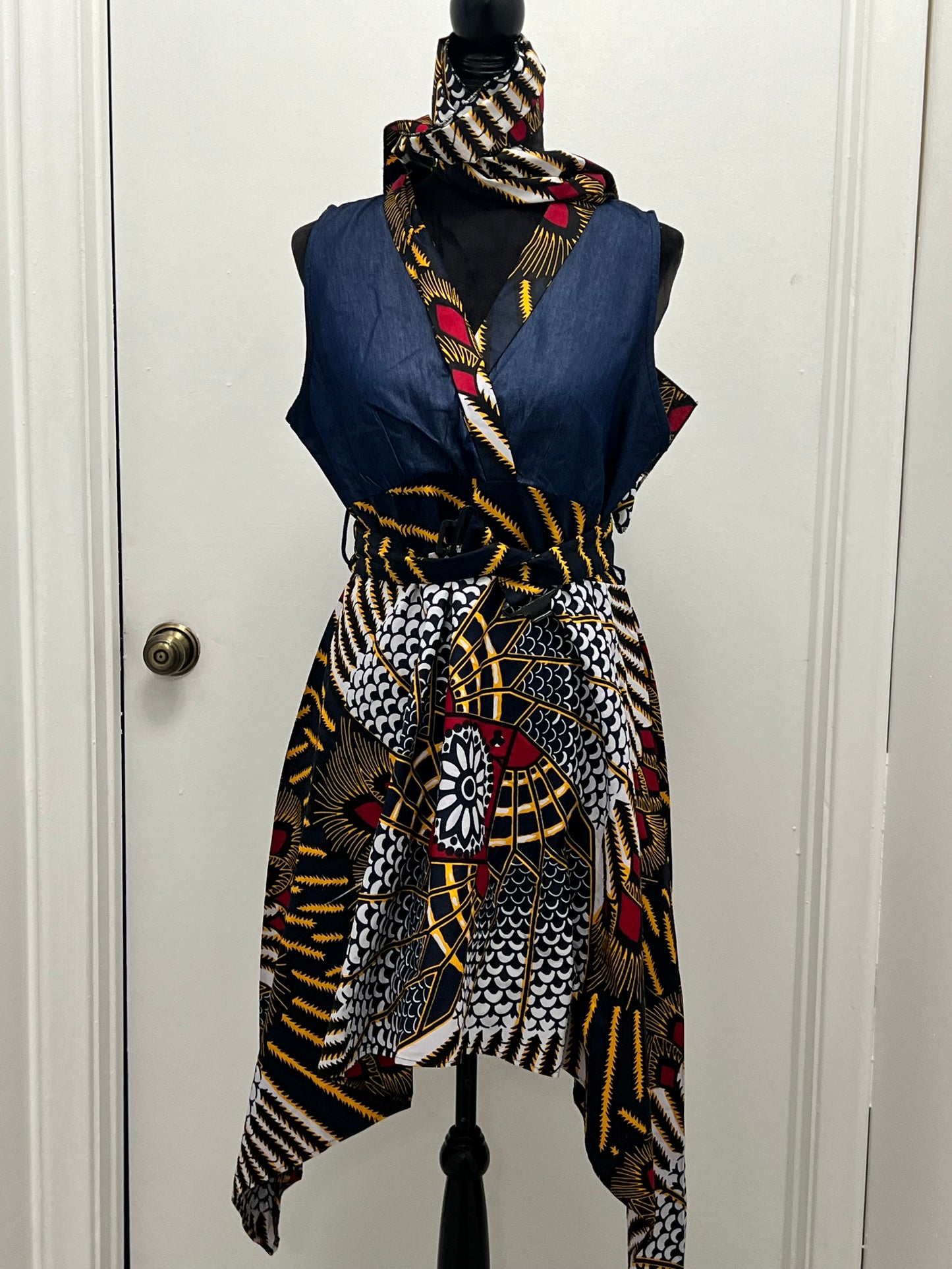 Ankara Handkerchief Dress