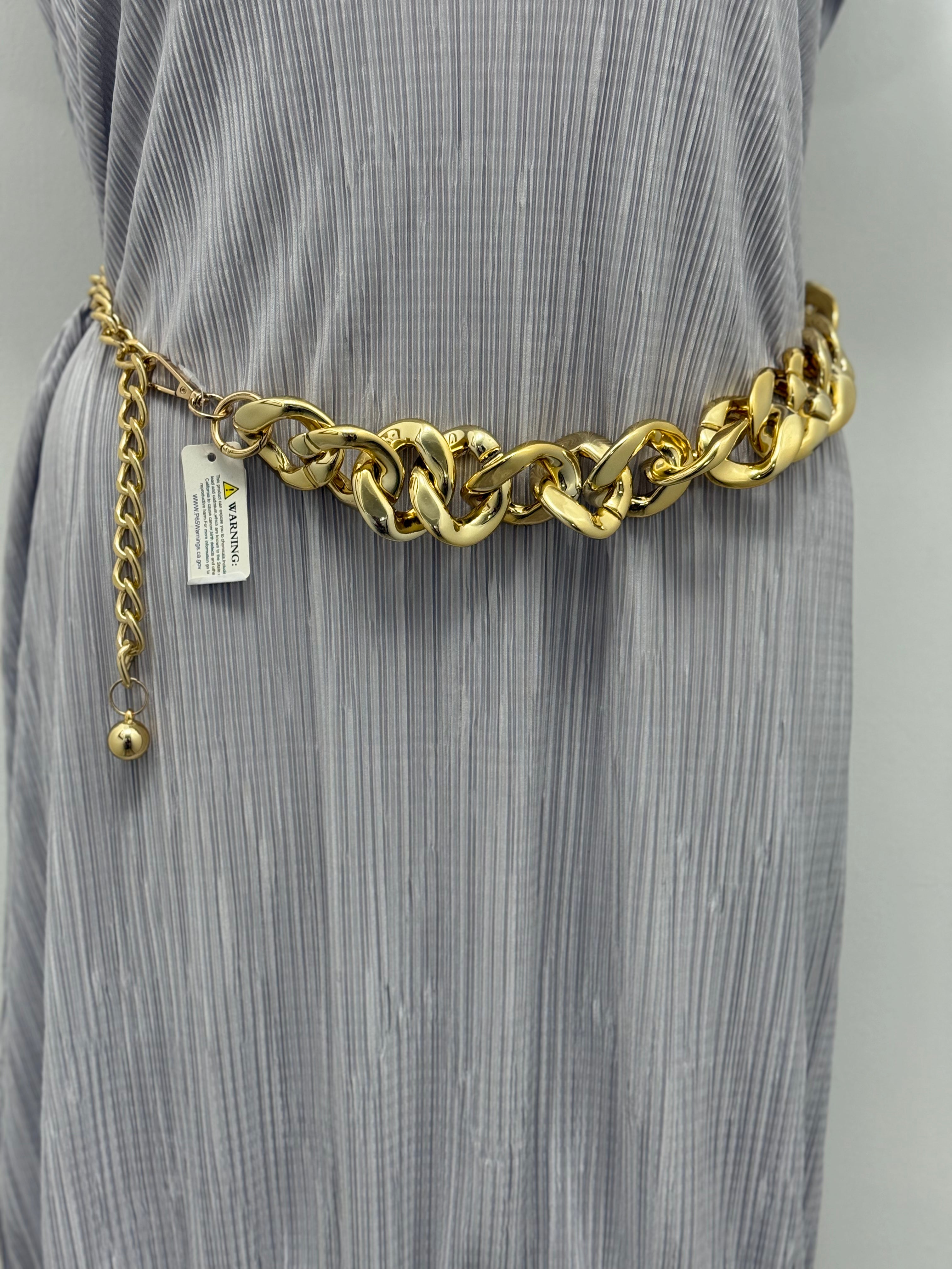 #324 Gold Chain Link Belt