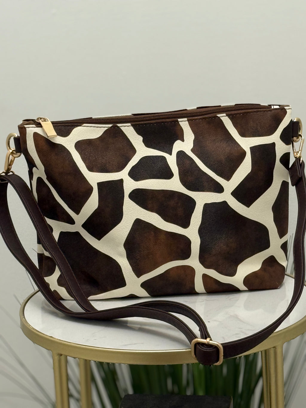 #348 Giraffe Purse