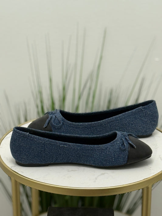 #228 Denim Ballet Flat