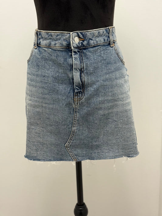 #35 Distressed Mini Skirt