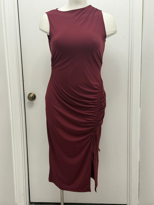 Thigh Out Ruched Dress